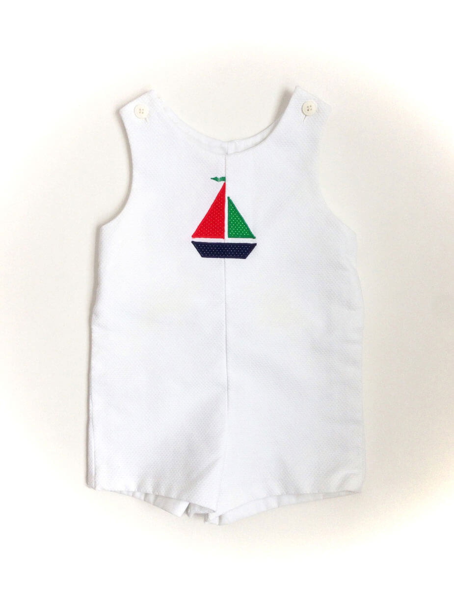 Sailboat Knit Romper main image 1