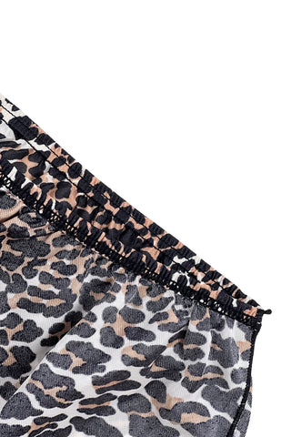 Vintage 1960s half slip in a bold leopard print nylon.

The slip features an A-line silhouette and elasticized waist. The hem is rolled with a hidden stitch.

Wear as a slip peeking out from under your favourite skirt, or wear as a skirt of its own!