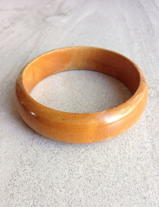 Honey Wood Bangle Bracelet