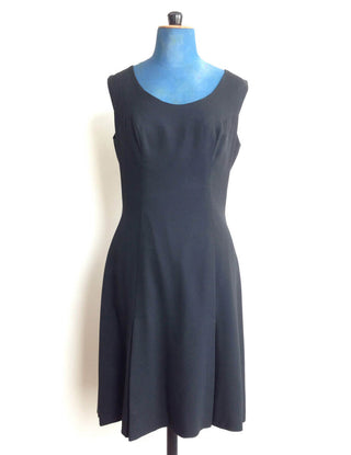1960s Black Dress Classic Sheath