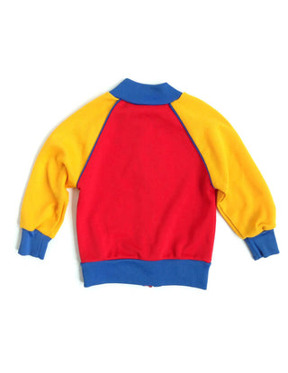 Kids Primary Color Block Jacket Red Blue