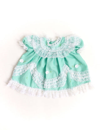 Mint Green Baby Dress Lace Ruffles Mint Green Baby Dress Lace Ruffles